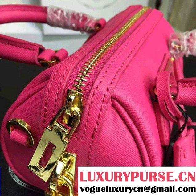 Prada Saffiano Leather Mini-bag Rosy (1A025-042806 )