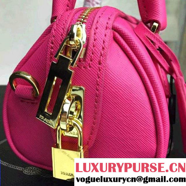 Prada Saffiano Leather Mini-bag Rosy (1A025-042806 )