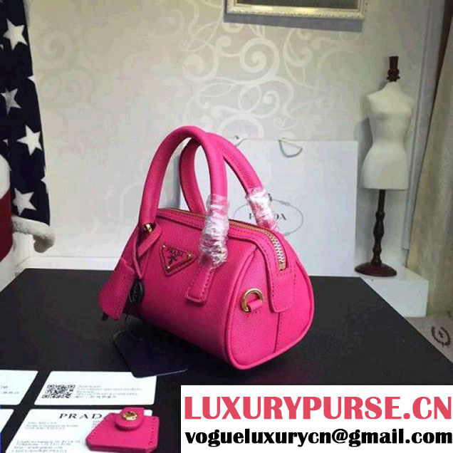 Prada Saffiano Leather Mini-bag Rosy (1A025-042806 )
