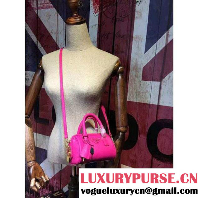 Prada Saffiano Leather Mini-bag Rosy (1A025-042806 )