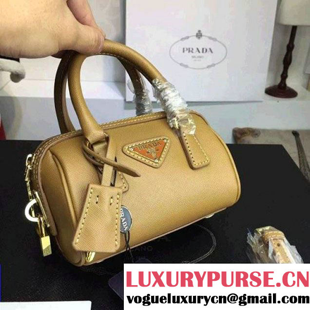 Prada Saffiano Leather Mini-bag Kahki (1A025-042808 )