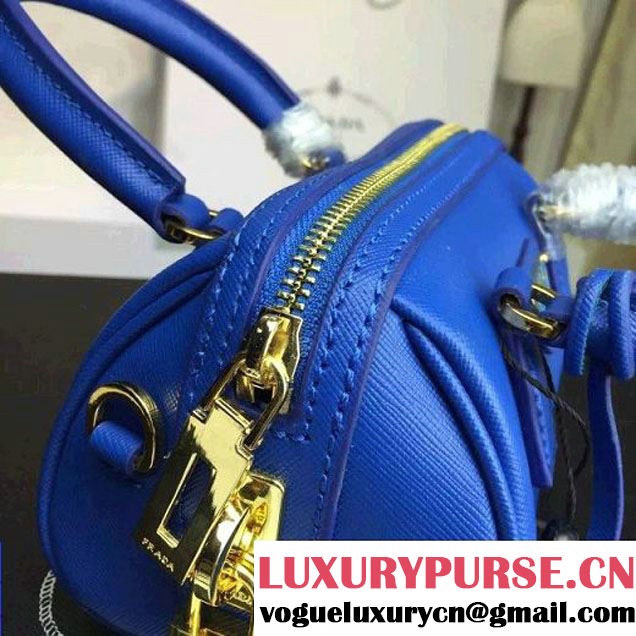 Prada Saffiano Leather Mini-bag Blue (1A025-042809 )