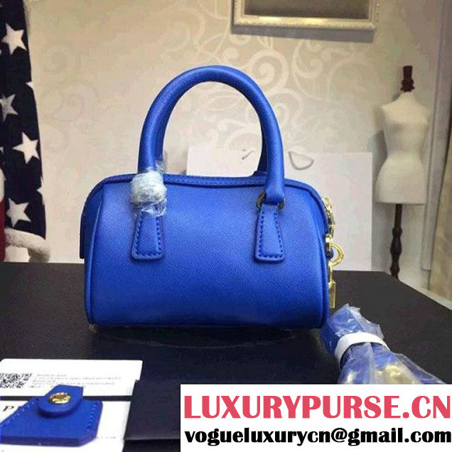 Prada Saffiano Leather Mini-bag Blue (1A025-042809 )
