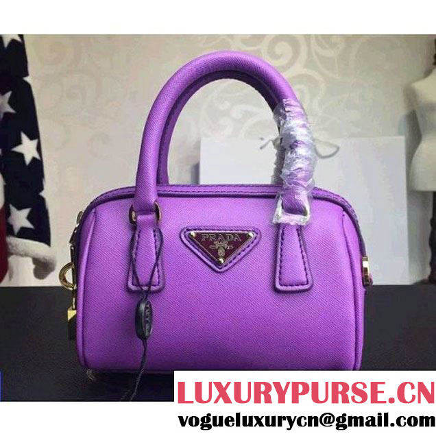 Prada Saffiano Leather Mini-bag Lavender (1A025-042810 )