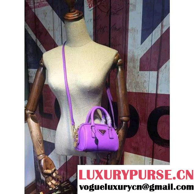 Prada Saffiano Leather Mini-bag Lavender (1A025-042810 )