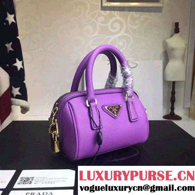 Prada Saffiano Leather Mini-bag Lavender (1A025-042810 )