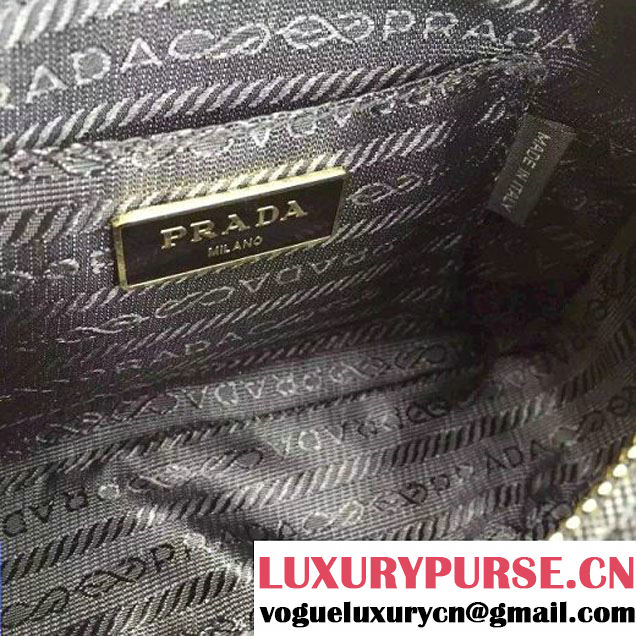 Prada Saffiano Leather Top-handle Mini Bag Black (1A025-042813 )