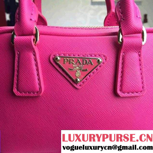 Prada Saffiano Leather Top-handle Mini Bag Rosy (1A025-042814 )