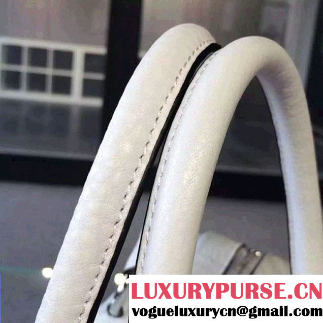 Prada BL0915 Calf leather Top-handle Bag White (2A016-061217 )