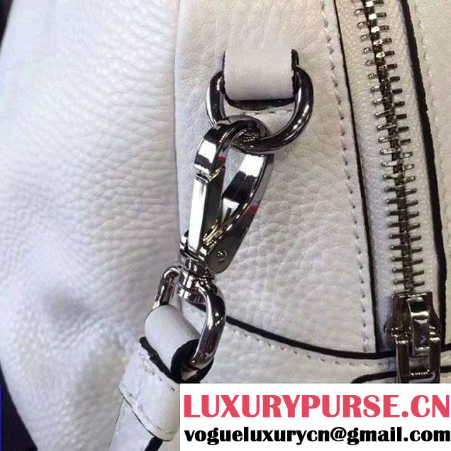 Prada BL0915 Calf leather Top-handle Bag White (2A016-061217 )