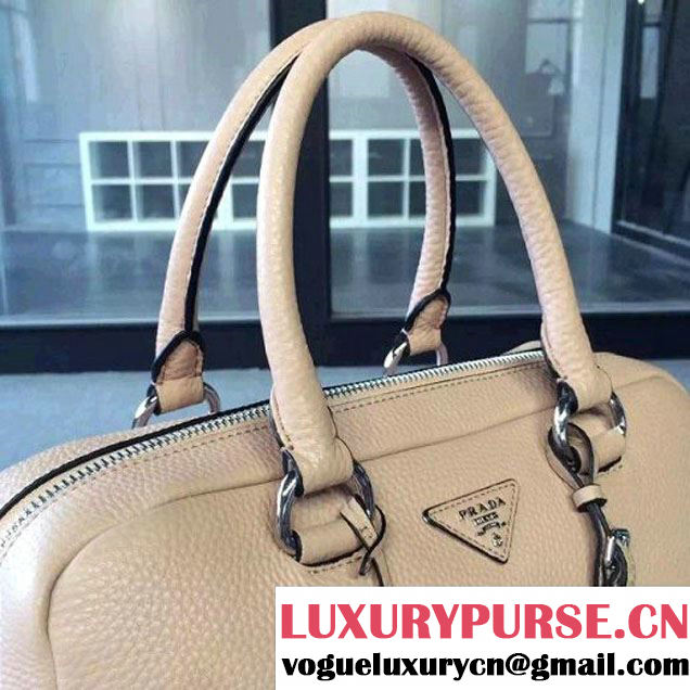 Prada BL0915 Calf leather Top-handle Bag Nude (2A016-061218 )