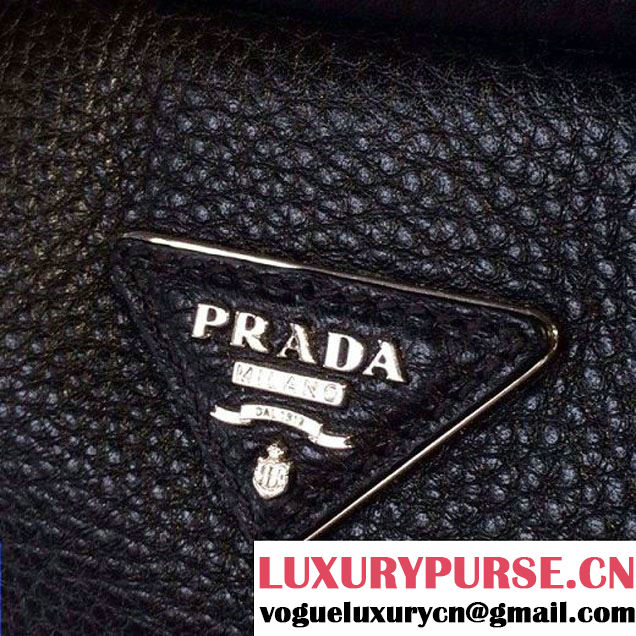 Prada BL0915 Calf leather Top-handle Bag Black (2A016-061222 )