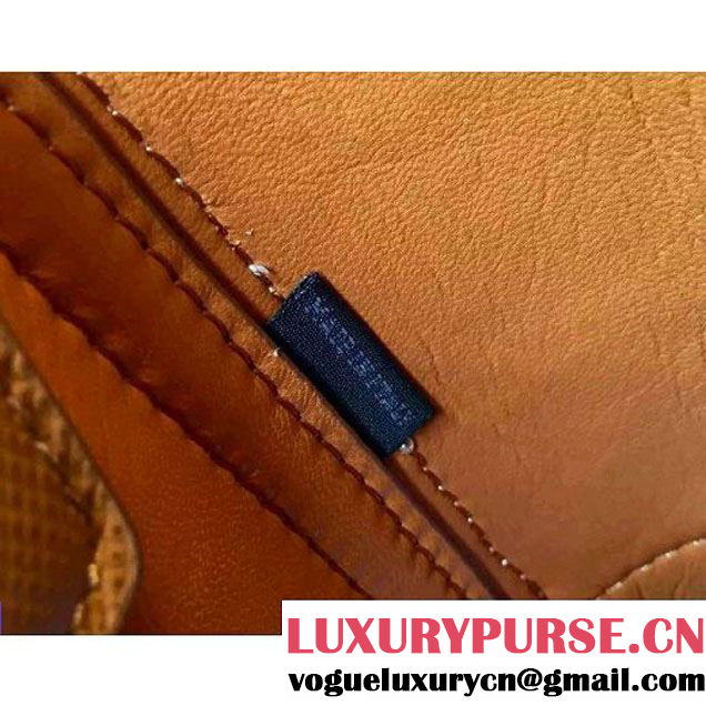 Prada BN2887 Hemp Fabric Tote Beige+Camel 2015 (2A016-062204 )