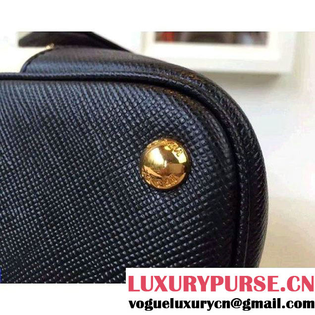 Prada BN2887 Hemp Fabric Tote Beige+Black 2015 (2A016-062206 )