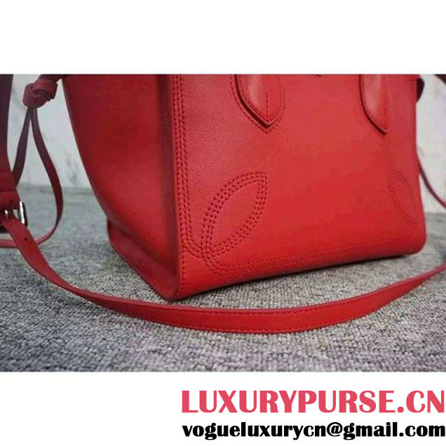 Prada B225R City Sport Leather Tote Red (WMJ-062611 )