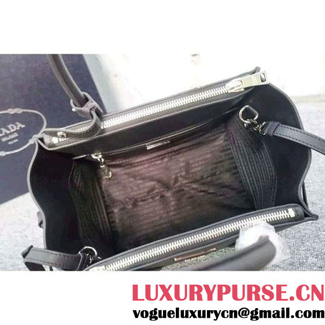 Prada B225R City Sport Leather Tote Black (WMJ-062613 )