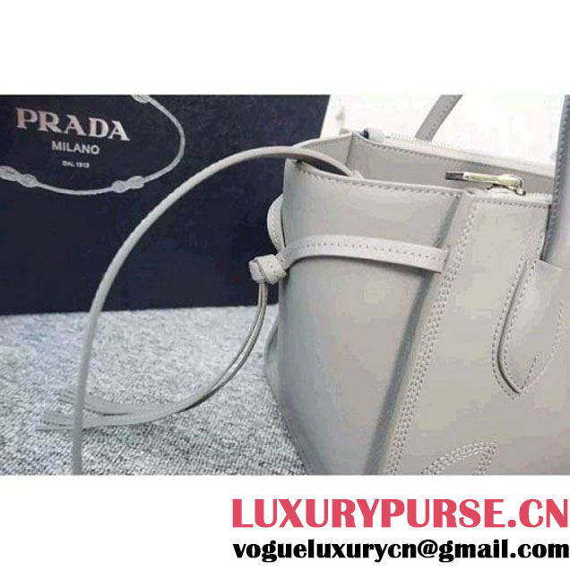 Prada B225R City Sport Leather Tote Taupe (WMJ-062615 )