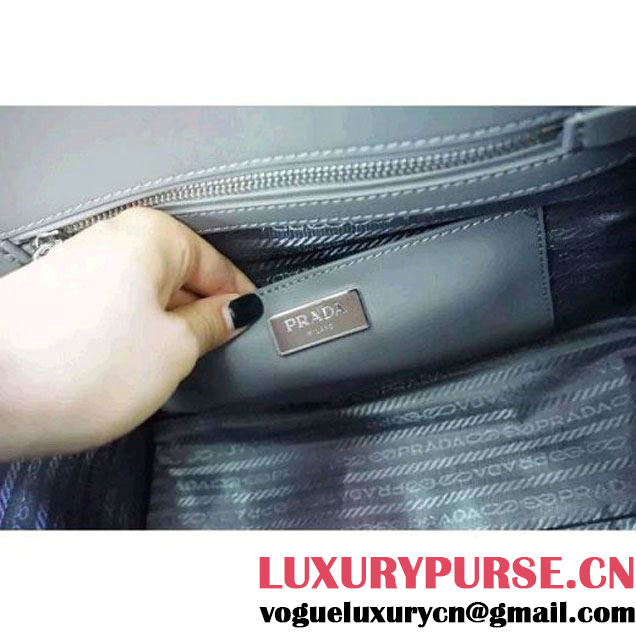 Prada B225R City Sport Leather Tote Taupe (WMJ-062615 )