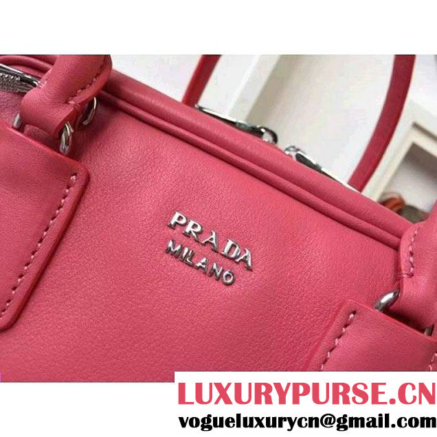 Prada 1BB011 Small Inside Top Handle Bag Rosy+Peach Fall 2015 (2A016-090101 )