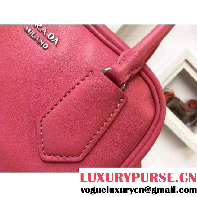 Prada 1BB011 Small Inside Top Handle Bag Rosy+Peach Fall 2015 (2A016-090101 )