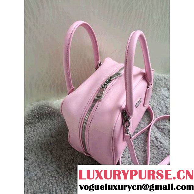 Prada 1BB011 Small Inside Top Handle Bag Pink+Aquamarine Fall 2015 (1B015-090104 )