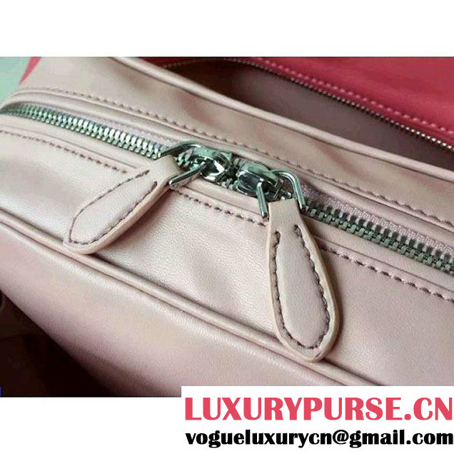 Prada 1BB010 Medium Inside Top Handle Bag Rosy+Peach Fall 2015 (2A016-090105 )