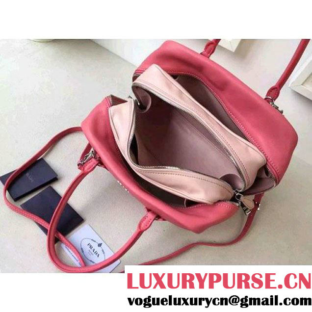 Prada 1BB010 Medium Inside Top Handle Bag Rosy+Peach Fall 2015 (2A016-090105 )