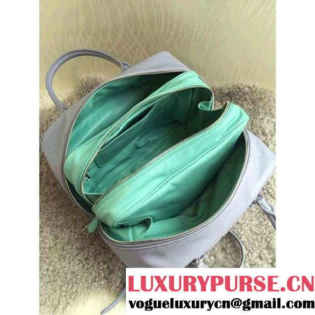 Prada Large Inside Top Handle Bag  Gray+AquamarineFall 2015 (1B015-090110 )
