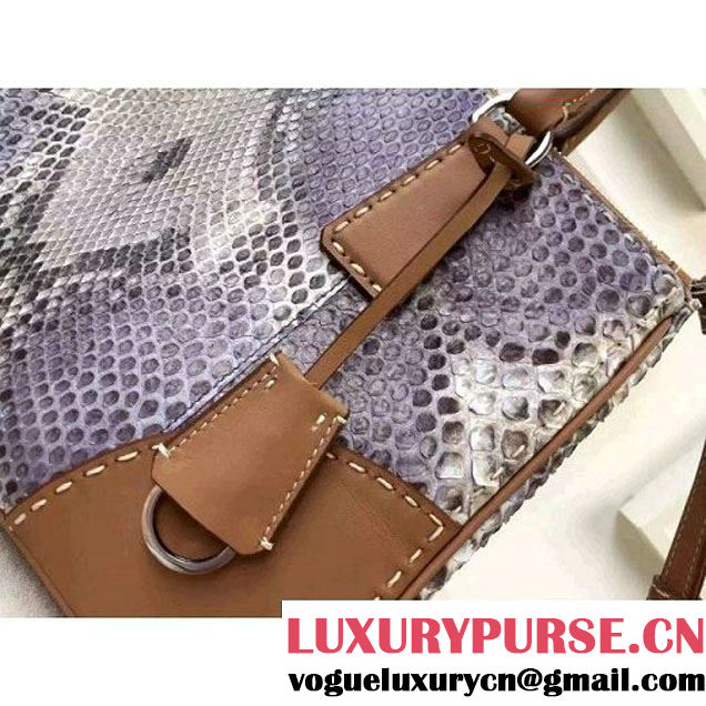 Prada BN2774  Python Leather Tote Bag Purple  (2A016-090710 )
