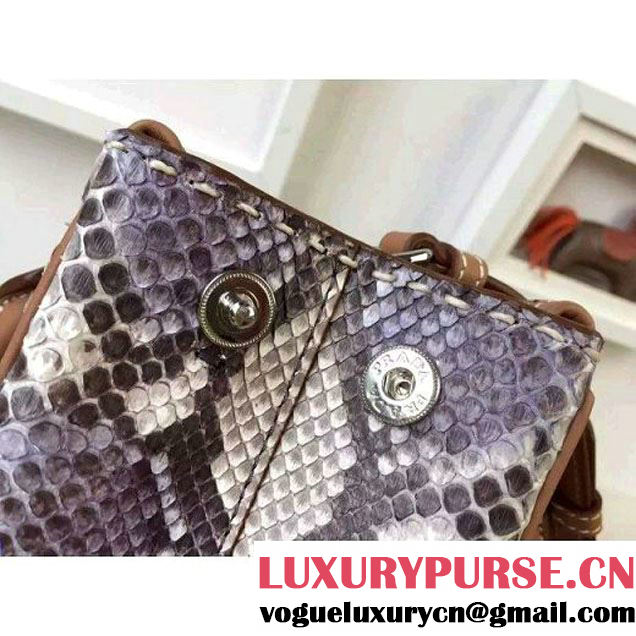 Prada BN2774  Python Leather Tote Bag Purple  (2A016-090710 )