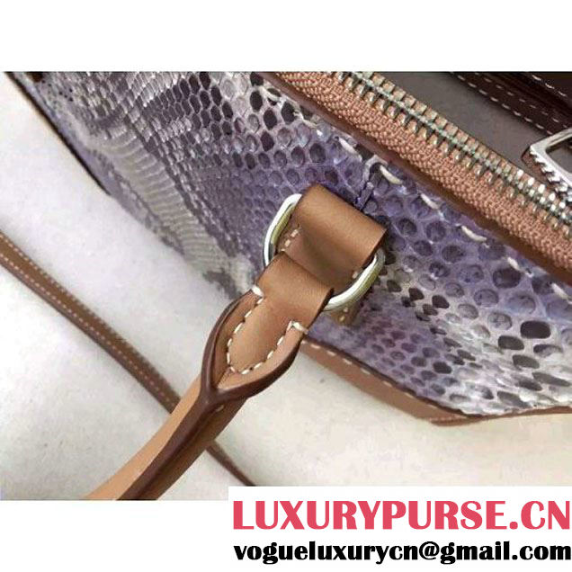 Prada BN2774  Python Leather Tote Bag Purple  (2A016-090710 )
