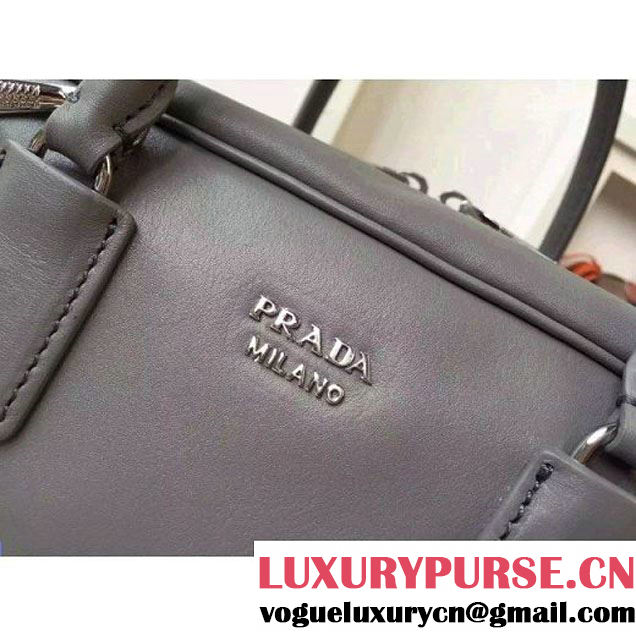 Prada 1BB010 Medium Inside Top Handle Bag Marble+Olive Green Fall 2015 (2A016-091517 )