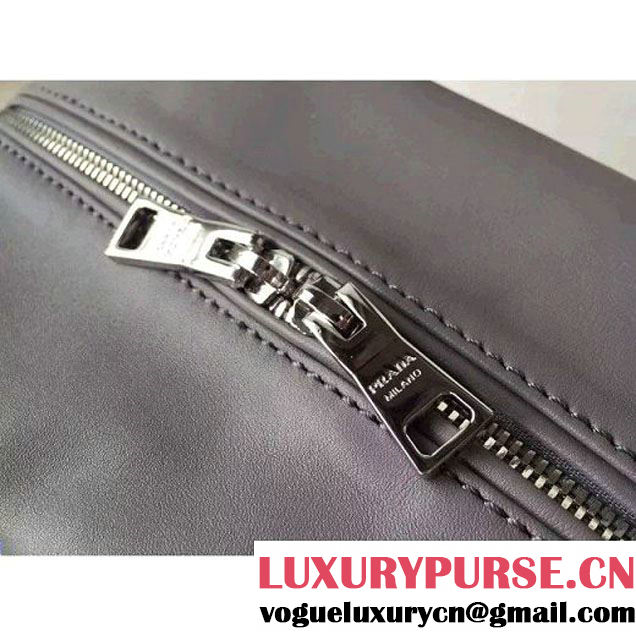 Prada 1BB010 Medium Inside Top Handle Bag Marble+Olive Green Fall 2015 (2A016-091517 )