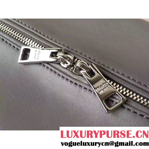 Prada Large Inside Top Handle Bag Marble+Olive Green Fall 2015 (2A016-091518 )