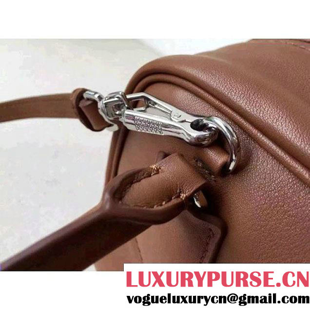 Prada 1BB011 Small Inside Top Handle Bag Cinnamon+Turquoise Fall 2015 (2A016-091519 )