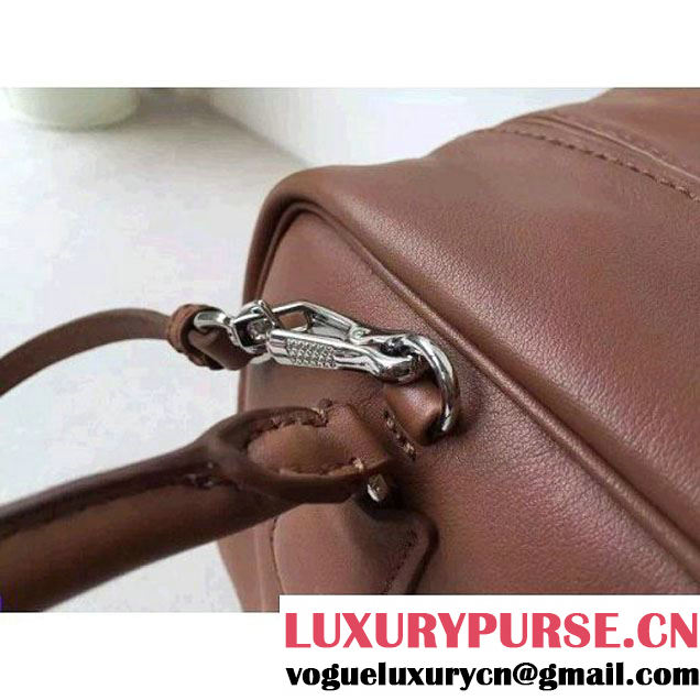 Prada 1BB010 Medium Inside Top Handle Bag Cinnamon+Turquoise Fall 2015 (2A016-091520 )