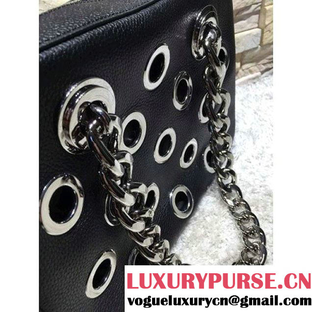 Prada 1BB017 Top Handle Bag Black 2016 (2A193-6011502 )