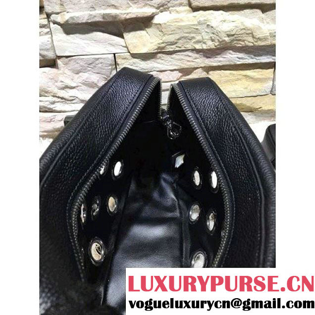 Prada 1BB017 Top Handle Bag Black 2016 (2A193-6011502 )