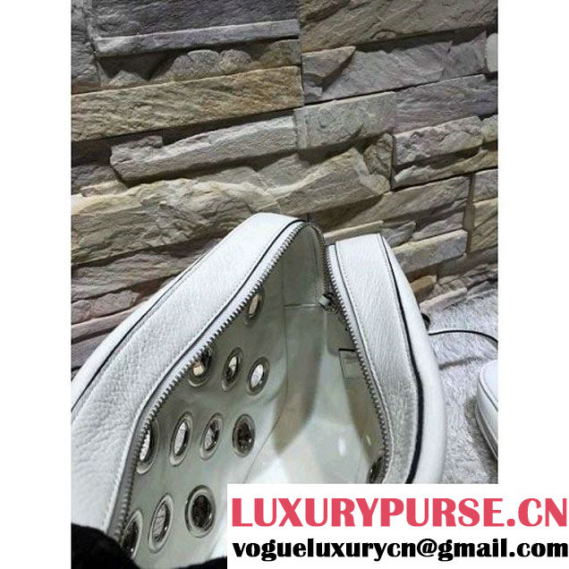 Prada 1BB017 Top Handle Bag White  2016 (2A193-6011503 )