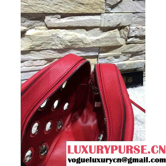 Prada 1BB017 Top Handle Bag Red 2016 (2A193-6011504 )