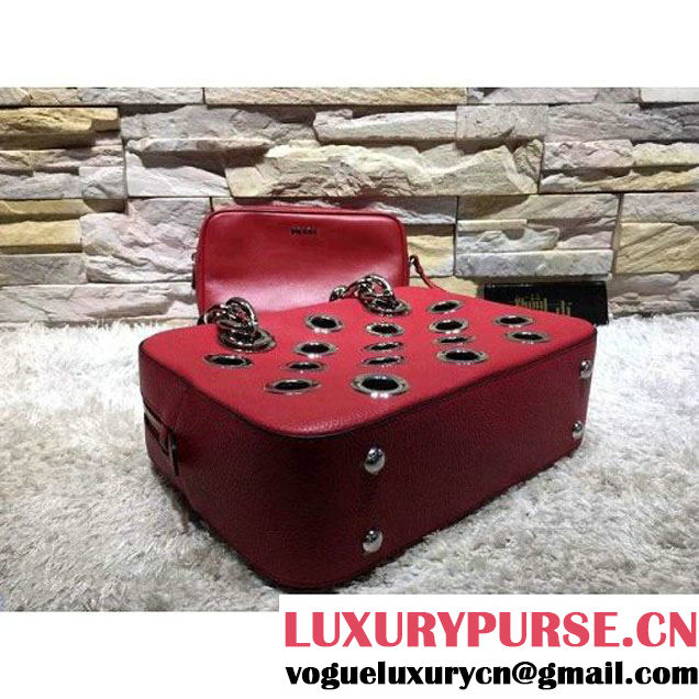 Prada 1BB017 Top Handle Bag Red 2016 (2A193-6011504 )