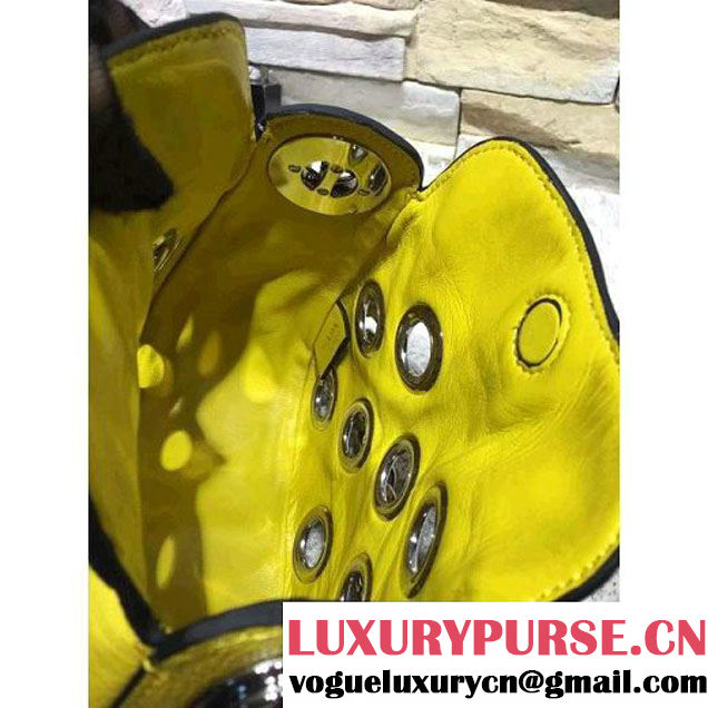 Prada 1BA027 Top Handle Bag Yellow 2016 (2A193-6011505 )