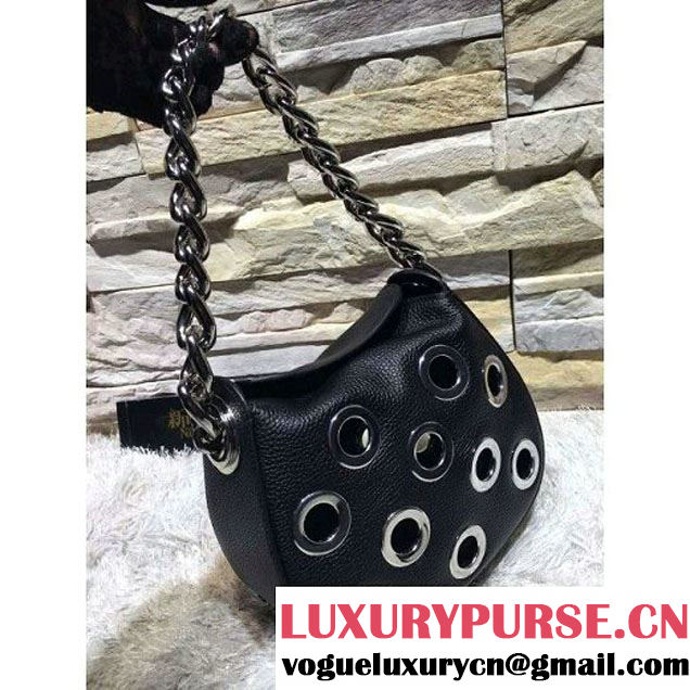 Prada 1BA027 Top Handle Bag Black 2016 (2A193-6011506 )