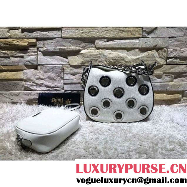 Prada 1BA027 Top Handle Bag White 2016 (2A193-6011507 )