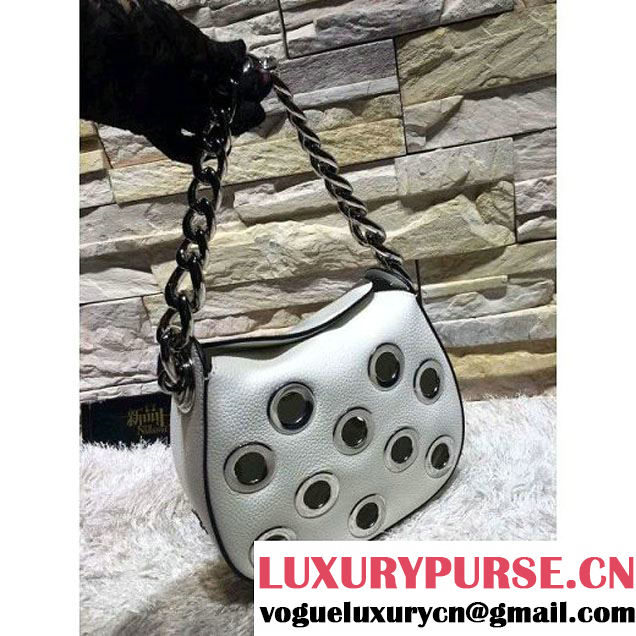 Prada 1BA027 Top Handle Bag White 2016 (2A193-6011507 )