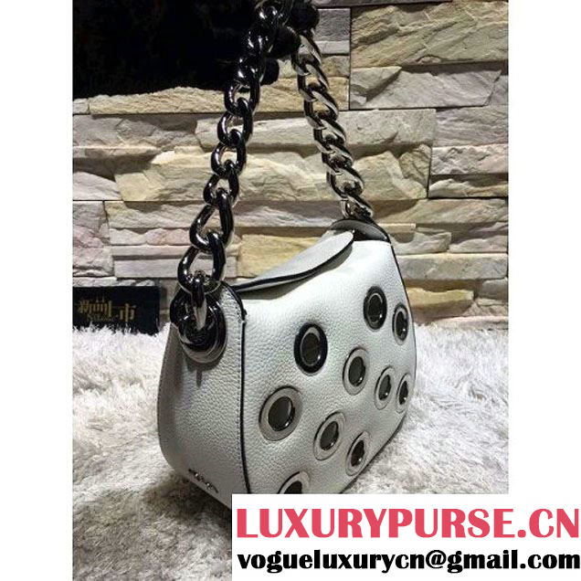 Prada 1BA027 Top Handle Bag White 2016 (2A193-6011507 )