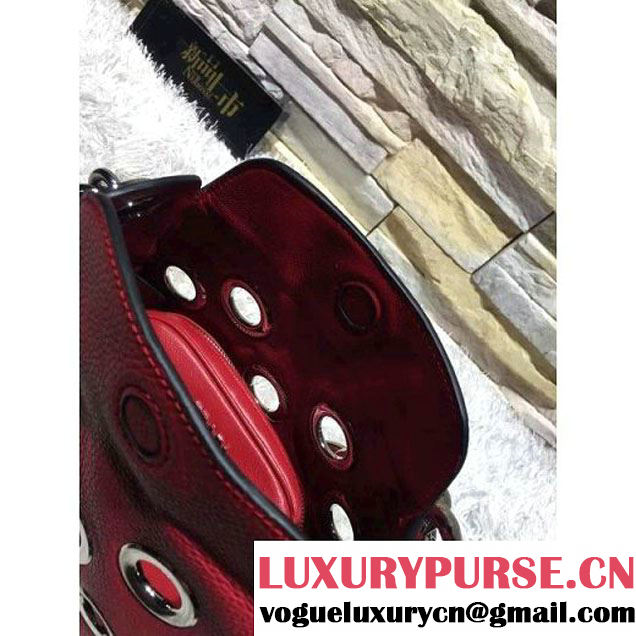Prada 1BA027 Top Handle Bag Red 2016 (2A193-6011508 )