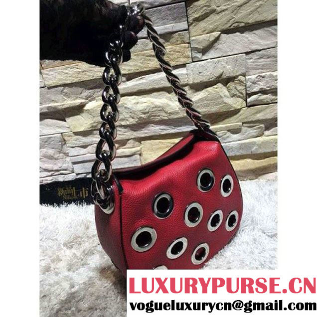 Prada 1BA027 Top Handle Bag Red 2016 (2A193-6011508 )