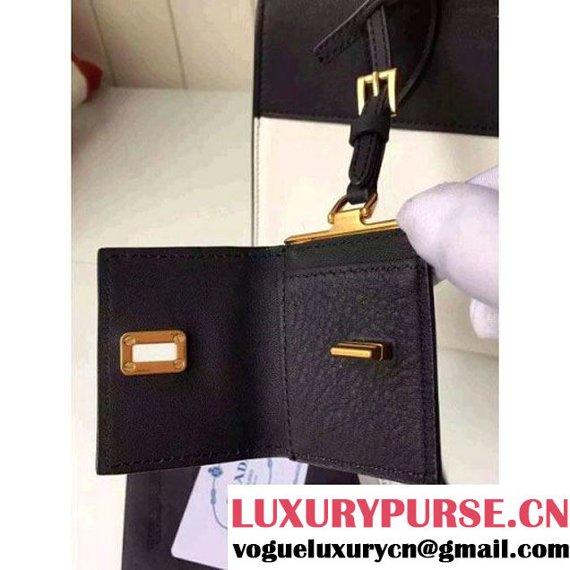 Prada Small Esplanade Saffiano and Calf Leather Bag White/Black 2016 (2A016-6060409 )