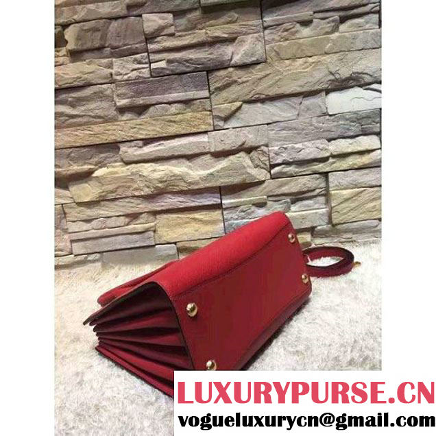 Prada Bibliotèque Calf Leather Bag 1BA050 red 2016 (EUR-6080218 )